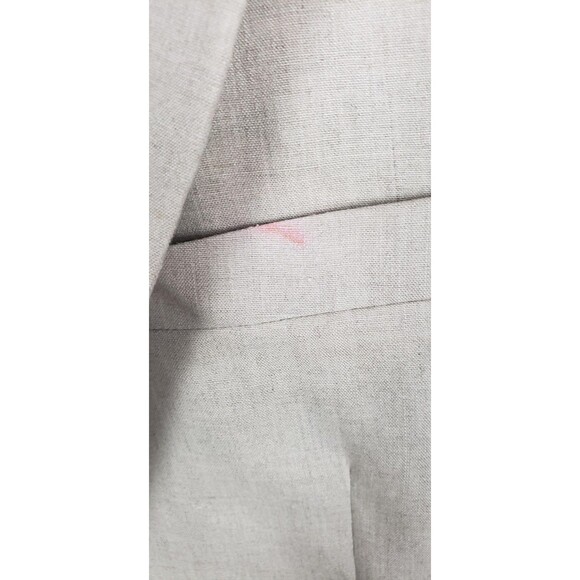 Robert Graham Blazer Mens 40R Beige Linen Modern Fit Sport Coat Paisley Lining - Picture 12 of 12